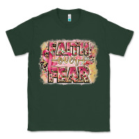 Sports Green faith over fear breast cancer 12 inches 300 dpi Classic Tee - CowGirlArtShop