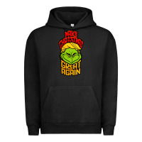 Pigment Black Maga Christmas Edition Urban Hoodie - artisFamous