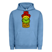 Pigment Pebble Blue Maga Christmas Edition Urban Hoodie - artisFamous