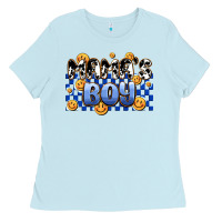 Baby Blue mama's boy olivia Ladies Tee - OliviaCreatesArt