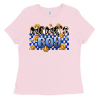 Bubblegum Pink mama's boy olivia Ladies Tee - OliviaCreatesArt
