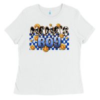 White mama's boy olivia Ladies Tee - OliviaCreatesArt