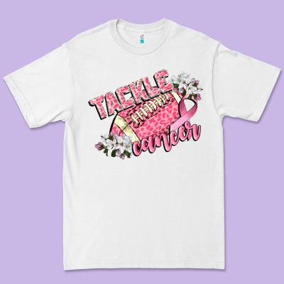 Tackle Cancer Premium Tee Designed By Cowgirlartshop