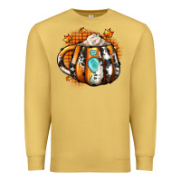 Antique Gold thanksgiving coffee cup gemstone Premium Sweatshirt - JahusDesignShop
