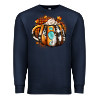 Navy thanksgiving coffee cup gemstone Premium Sweatshirt - JahusDesignShop