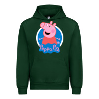 Forest Green peppa pig Urban Hoodie - artisFamous