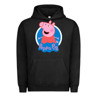 Pigment Black peppa pig Urban Hoodie - artisFamous
