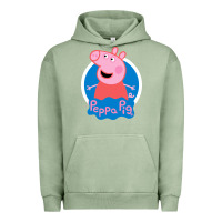 Pigment Oil Green peppa pig Urban Hoodie - artisFamous