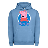 Pigment Pebble Blue peppa pig Urban Hoodie - artisFamous