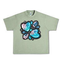 Oil Green American gemstone Urban Heavy Tee - FaDigitalArtStudio