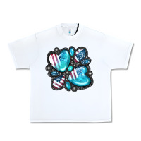 White American gemstone Urban Heavy Tee - FaDigitalArtStudio