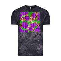 Cloud Black Mardi Gras leopard Seamless Pattern Vintage Tee - FaDigitalArtStudio