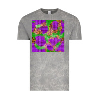 Cloud Rock Mardi Gras leopard Seamless Pattern Vintage Tee - FaDigitalArtStudio