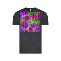 Vintage Black Mardi Gras leopard Seamless Pattern Vintage Tee - FaDigitalArtStudio