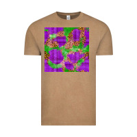 Vintage Coffee Mardi Gras leopard Seamless Pattern Vintage Tee - FaDigitalArtStudio