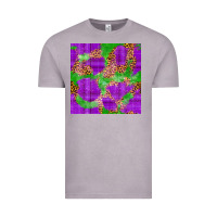 Vintage Zinc Mardi Gras leopard Seamless Pattern Vintage Tee - FaDigitalArtStudio
