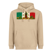 Mushroom lady of guadalupe mexican flag Heavyweight Hoodie - JahusDesignShop