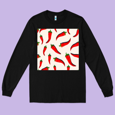 Mexico Seamless Pattern Long Sleeve Tee Designed By Fadigitalartstudio