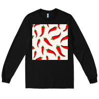 Black mexico seamless pattern Long Sleeve Tee - FaDigitalArtStudio