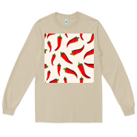 Mushroom mexico seamless pattern Long Sleeve Tee - FaDigitalArtStudio