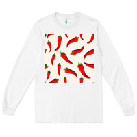 White mexico seamless pattern Long Sleeve Tee - FaDigitalArtStudio
