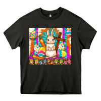 Asphalt easter day rabbit Heavy Core Tee - TumblerDesignByShophia