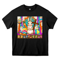 Black easter day rabbit Heavy Core Tee - TumblerDesignByShophia