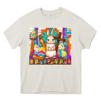 Cream easter day rabbit Heavy Core Tee - TumblerDesignByShophia