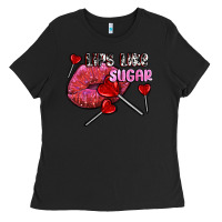 Black lips like sugar olivia Ladies Tee - OliviaCreatesArt