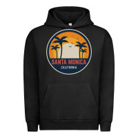 Pigment Black santa monica california Urban Hoodie - artisFamous