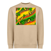 Mushroom st patricks coin and shamrock Heavyweight Sweatshirt - AdoDesignShop