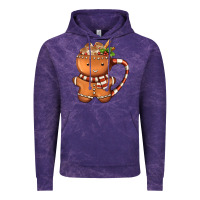Cloud Purple Gingerbread Cookie Man Hot Cocoa Coffee Vintage Hoodie - FaDigitalArtStudio