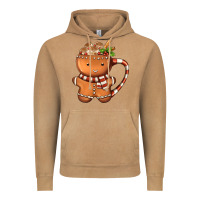 Vintage Camel Gingerbread Cookie Man Hot Cocoa Coffee Vintage Hoodie - FaDigitalArtStudio