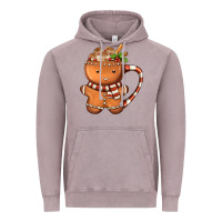 Vintage Zinc Gingerbread Cookie Man Hot Cocoa Coffee Vintage Hoodie - FaDigitalArtStudio