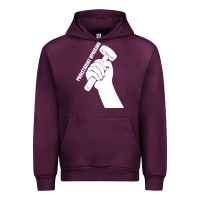 Mauve Wine proletariat uprising revolution politics Urban Hoodie - artisFamous
