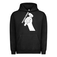 Pigment Black proletariat uprising revolution politics Urban Hoodie - artisFamous