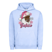 Pigment Grape Ice pink christmas african american santa believe Urban Hoodie - RanaPortraitStore