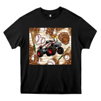 Black baseball crusher Heavy Core Tee - TumblerDesignByShophia