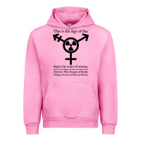 Fuchsia Pink this is the age of sin   transgender symbol Urban Hoodie - artisFamous