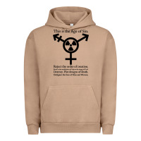 Pigment Burro this is the age of sin   transgender symbol Urban Hoodie - artisFamous