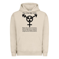 Pigment French Oak this is the age of sin   transgender symbol Urban Hoodie - artisFamous