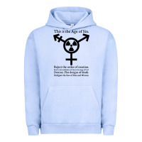 Pigment Grape Ice this is the age of sin   transgender symbol Urban Hoodie - artisFamous