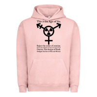 Pigment Salmon this is the age of sin   transgender symbol Urban Hoodie - artisFamous