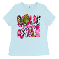 Baby Blue love never fails with prince frog  olivia Ladies Tee - OliviaCreatesArt