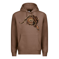 Chestnut Royal Ball Python Illustrations Premium Hoodie - LillyAllenDesigns