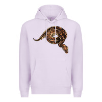 Lilac Royal Ball Python Illustrations Premium Hoodie - LillyAllenDesigns