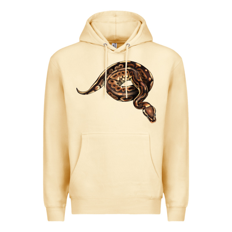 Royal Ball Python Illustrations Premium Hoodie by LillyAllenDesigns | Teevron
