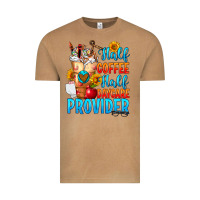 Vintage Camel Half coffee half daycare provider Vintage Tee - FaDigitalArtStudio