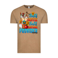 Vintage Coffee Half coffee half daycare provider Vintage Tee - FaDigitalArtStudio