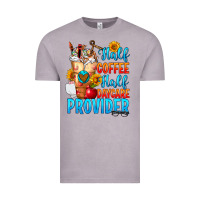 Vintage Zinc Half coffee half daycare provider Vintage Tee - FaDigitalArtStudio